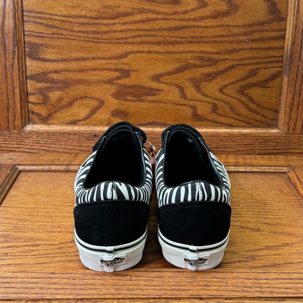 Vans Old Skool V Suede Canvas Black‎ Zebra Shoes - Picture 4 of 6